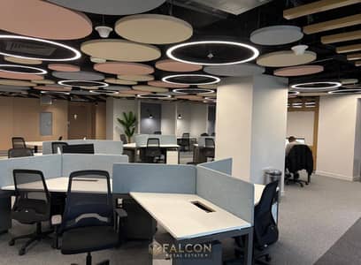 For sale: Administrative office with a facade, immediate delivery in Taj Taj, with convenient installments, in front of Cairo International Airport, o