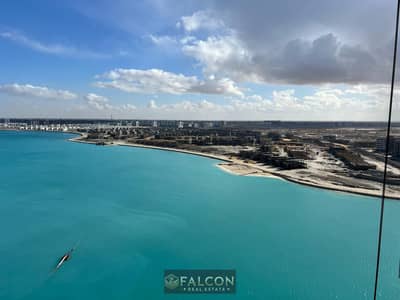 For sale: Hotel apartment in Alamein Towers with a direct sea view (Double view) (Immediate delivery + VIP finishing)