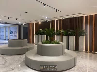For sale, an administrative office in the Fifth Settlement, directly on the 90th Street, next to Downtown Mall in One Ninety