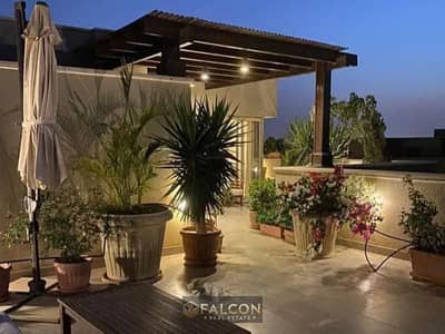 Ready to move Double view villa private garden direct on Suez Road in Sarai Compound for sale with installments