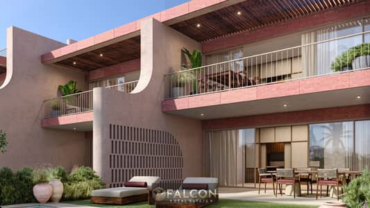 فـيو البحر + اللاجون متشطب Luxury + التكييفات شاليه 133م للبيع في رملة الساحل الشمالي راس الحكمة بجوار الماظة وسوديك Ramla North Coast Ras El Hekma