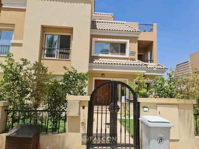 للبيع فيلا S-villa متشطبه( خصم للكاش 64% ) + تقسيط 15 سنه (برايم ليوكيشن) بجوار سوديك ونيو جيزه هليوبوليس الجديده في كمبوند طلاله TALALA
