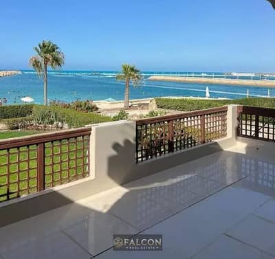 At the lowest price in El Alamein, a chalet in Marina 8, steps from the sea, in the middle of Crystal Lagoon, minutes from Marassi and the Latin Quart