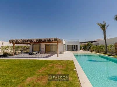 Ground  amazing overlooking private lagoon 105m for sale first row in masyaf ras elhekma north coast 2 minutes from fouka bay and hacienda