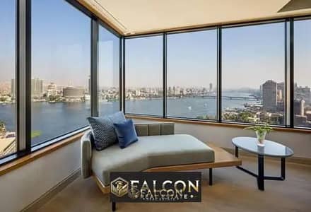 Next To Four season hotel Apartment For Sale In Zamalek with installments fully finished ready to move
