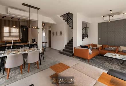 For sale duplex with garden (50% discount for cash) + installments over 12 years next to Madinaty in Sarai, New Cairo For sale duplex with garden (50% discount for cash) + installments over 12 years next to Madinaty in Sarai, New Cairo