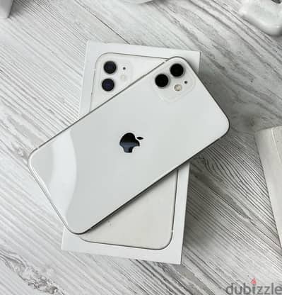 Apple - iPhone 11 with Box 128 GB وتربروف معفي