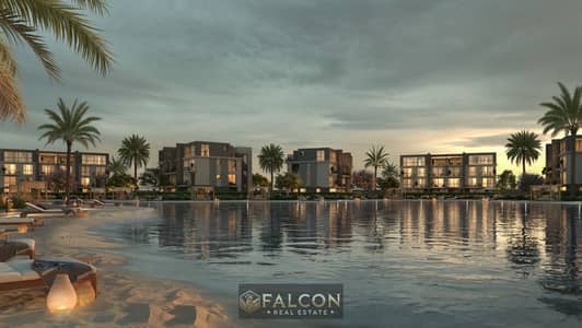 For just 445,000: A chalet in Silver Sands, directly overlooking the pool and crystal lagoon, featuring hotel-style finishing.