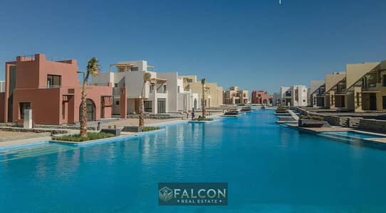 With 22% Discount Own a Luxury Corner TownHouse Villa  Fully Finished With Acs & Kitchen Capinits Beside Hurghada international Airport in Makadi Hig