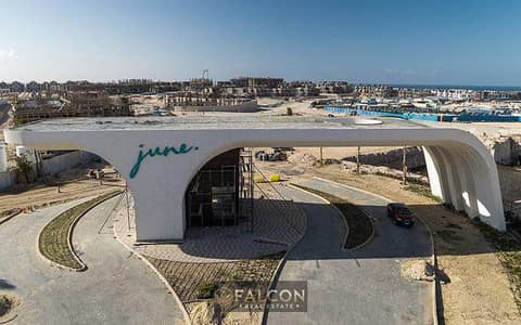 With 33% Discount Own a HighEnd Fully Finished 2Br Chalet 1St Row On Lagoon & Steps Away From The Sea in June Ras ElHekma ow pay in 10 Y. installments