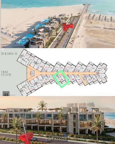 chalet for sale 100% sea view ready to move and luxury finished and furnished  in Marina 5 North Coast All Electrical Appliances Included