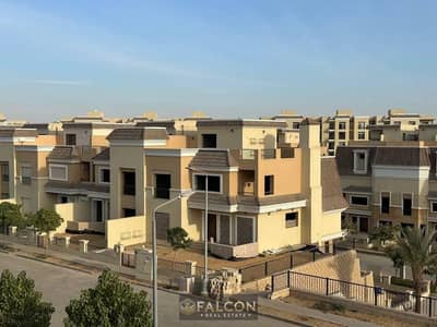 Fully serviced apartment with a stunning garden view on the Suez Road and Amal Axis in Sarai Compound, New Cairo. ]