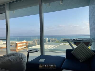 بـ مقدم 550الف شاليه ع بحر الساحل الشمالي Azha North coast, بالتقسيط ع10سنين
