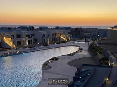 With 22% Discount Own a HighEnd Fully Finished 2BR Chalet with Kitchen & Ac's in The Heights  Livable Category On The Red Sea in Makadi Heights