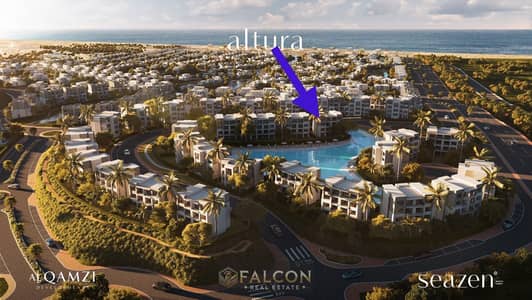 With 24% Discount Own a Fully Finished Chalet 1st Row On Lagoon With Sea View On The Top Elevation in Seazen Ras ElHekma Between WaterWay & LV Bay