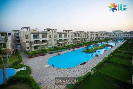 بخصم 28% امتلك شاليه 3غرف بجارد متشطب بالكامل و جاهز للمعيشه و الاستلام في 2027 دايركت علي الPoolو بفيو البحر في بلو بلو السخنه - Blue BLue Sokhna