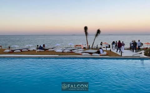 Ready-to-move-in chalet with a full sea view, available with installments and a cash discount. Located on the Ain Sokhna beachfront, next to Monte Gal