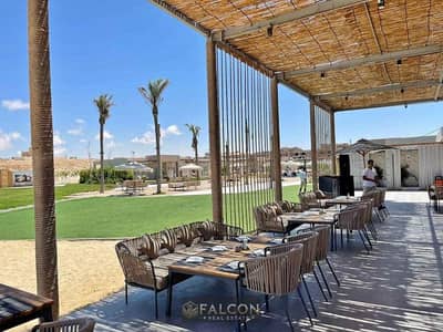 Buy a beachfront chalet! Prime location in Ras El Hekma, Gaia, with unobstructed sea views from all rooms and reception areas. Installments over 8 yea
