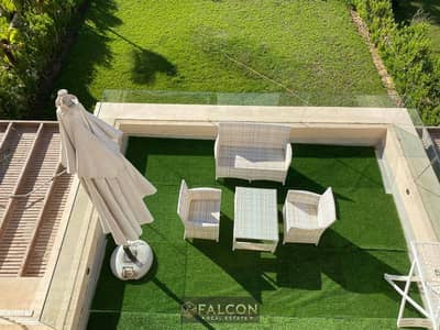 For sale: 120 sqm chalet with two master bedrooms and a nanny's room, with a sea view, in Ras El Hekma, next to Hacienda. Installments available over