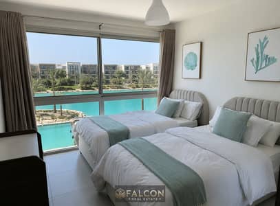 Near Alamein Towers _1st Row Lagoon _USD Rental ROI | Chalet for Sale in Marina 8 | Minutes from Marassi & Latin District