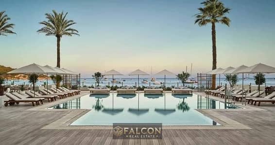 VIP Villa First Row on the Sea with Stunning Triple View in the Most Iconic Spot in North Coast Luxury Finish with the Longest Installment Plan