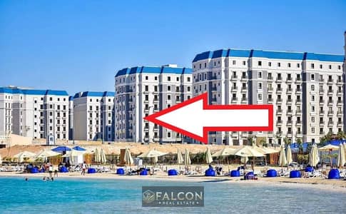 Last finished apartment 1st row lagoon all rooms view Latin District [ $ return ] facing Alamein Towers minutes from Marassi & Marina