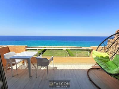 شاليه للبيع 3 غرف كلهم شايفين بحر تشطيب فاخر Telal Sokhna تلال العين السخنه بجوار La Vista Monte Galala Stella Di Mare Porto Sokhna