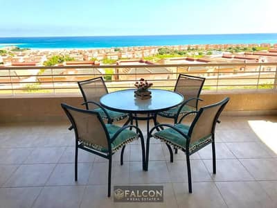 At the lowest price chalet for sale with a direct sea view ultra modern finished in Telal North Coast in installments