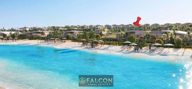 One Story Villa Vip View 1st Row + Private Pool [Fully Finished +ACs] in Caesar by SODIC Elite Destination in Ras El Hekma next to June & Hacienda