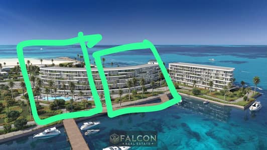 Ready-to-move-in yacht marina with a stunning sea view and crystal lagoon. A fully finished chalet is available for immediate occupancy in New Alamein