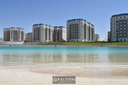 get now Finished 206m² apartment for sale in the Latin District Alamein North Coast first row on the lagoon located before Marina 7 and Marassi