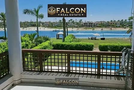 شاليه للبيع فيو مميز علي اللاجون و3 دقايق للبحر في قلب مدينة العلمين الجديدة  في marina 8