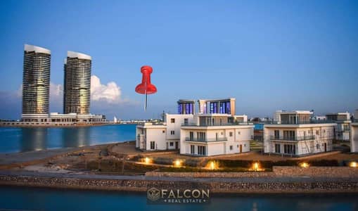 Hot Price Standalone Villa 1st Row Lagoon+Sea View In Mazarine – New Alamein [Limited Units] Directly Alamein Towers Minutes Marassi & Hacienda