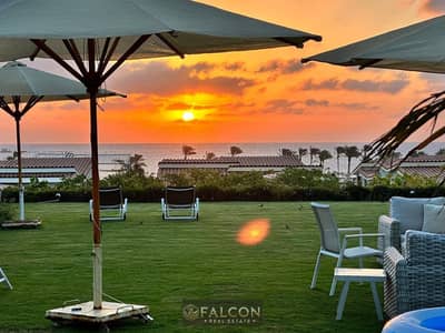 VIP 1st Row One Story Villa Finish+AC Steps to sea In Caesar by SODIC Very prime land in Ras El Hekma next JUNE & La Vista & Mountain View