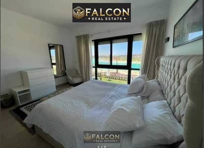 شاليه للبيع جاهز للمعاينه سى فيو متشطب vip  فى قلب الساحل الشمالى بالقرب من هاسيندا وقريه الفوكا