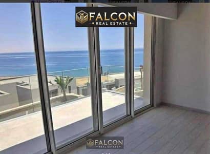 Chalet for sale, ready for viewing (25% discount), sea view, fully finished, with a 10-year payment plan in Marsellia 5, North Coast.