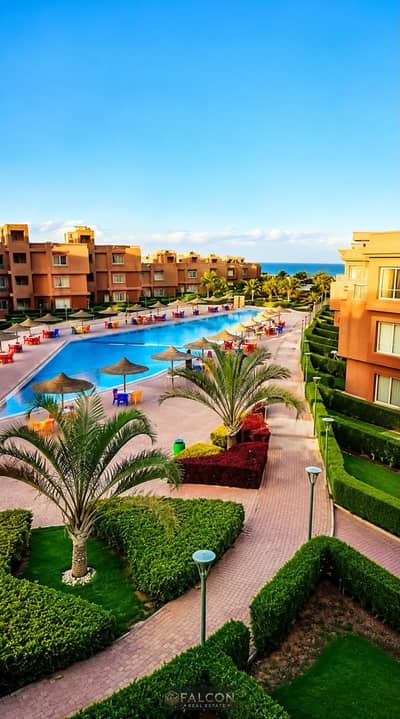 شاليه (جاهز للسكن الفورى ) بتشطيب كامل + خصم 35% للبيع فى قريه ماليبو malibu العين السخنه
