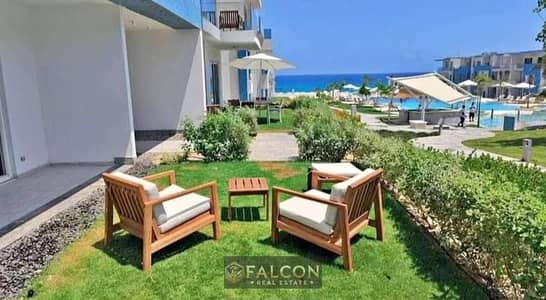 Fully Finished Chalet for Sale 3 beds with Lagoon View in Cali Coast Ras El Hekma next to Fouka Bay and Caesar sodic