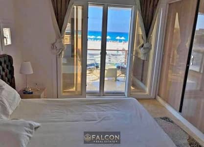 بينتهاوس برووف (جاهز للسكن) سى فيو + تشطيب ultra luxury فى لافيستا كاسكادا الساحل الشمالى بالقرب من مراسى وسيدى حنيش وبالقرب من طريق الفوكا