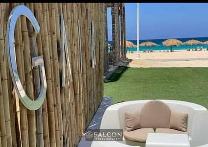Unbeatable price! Prime beachfront chalet (50% discount) for sale in Gaia, Ras El Hekma.