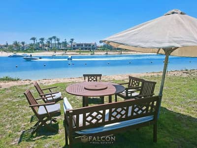 Luxury chalet with crystal lagoon view for sale in Marina 8 by the Lake, North Coast, near Marassi and Sidi Abdel Rahman.