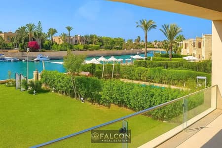 شاليه للبيع فيو مميز علي اللاجون و3 دقايق للبحر في قلب مدينة العلمين الجديدة  في marina 8