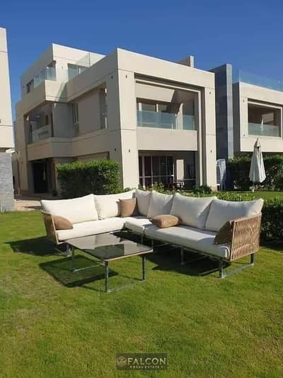 توين هاوس (جاهزه للسكن) sea view بتشطيب vip فى لافيستا راس الحكمه lavista ras elhkma