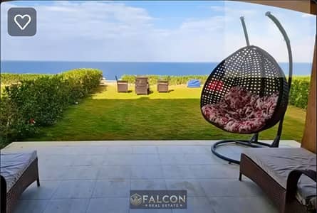 Villa with full sea view, 25% discount, luxury turnkey finish, for sale in Marseilia Beach 5, Ras El Hekma, near Modon, June, Fouka Bay & Lavista