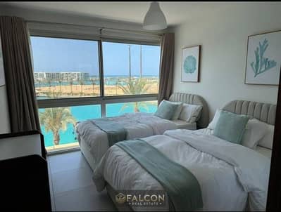 Townhouse Sea View Immediate Delivery + Ultra Modern Finishing for Sale in The Water Way الساحل الشمالى