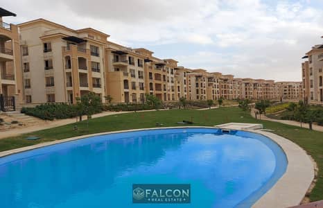 Near Kattameya, in the center of the largest services, in the first settlement, Stone Park Compound, installment without interest, Stone Park