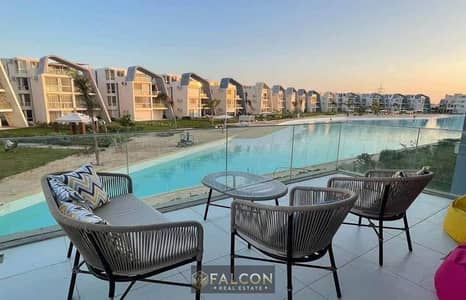Pay 695K Dp, Own fully finished first-row sea chalet in a prime location at Fouka Bay, Ras El Hekma, with a special discount.