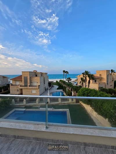 Chalet with steps to the sea, near Lisan El-Wazra, in the heart of Al-Alamin, Marina, in equal installments without interest, marina - north coast