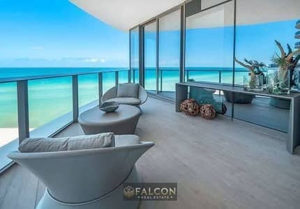 panoramic sea view fully finished chalet for sale in 8yr installment near to cali coast and ceaser and modon and mountain view and azha and seashore