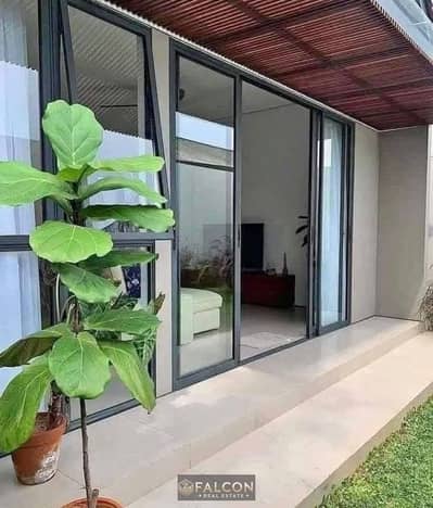 by 50% off and landscape view villa 212m dp milion and 12yr installment sarai near elshorouk and AUC and hyde park new cairo and patio oro and mivida